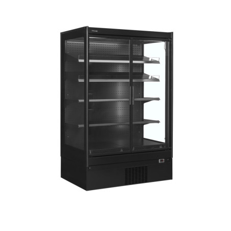 Vitrine Refrigerada Supermercado Positiva Negra TEFCOLD - 770 L