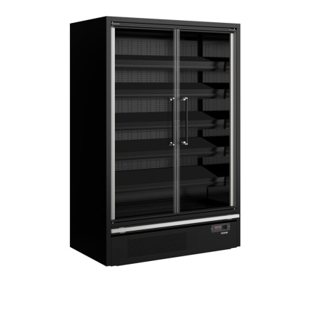 Vitrina refrigerada Supermercado TEFCOLD Negro - 2 Puertas - 629 L