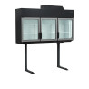 Congelador Armario Negro 3 Puertas 545 L TEFCOLD MTF185B - Frío Ventilado Tangencial