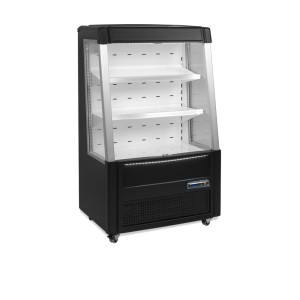 Vitrina Refrigerada Abierta Baja Negra 242 L TEFCOLD - Elegancia y funcionalidad