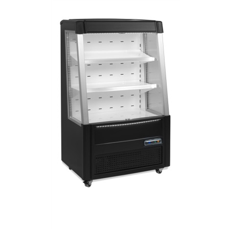 Vitrina Refrigerada Abierta Baja Negra 242 L TEFCOLD - Elegancia y funcionalidad