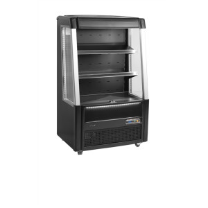 Vitrina Refrigerada Abierta Negra 242 L Tefcold ODC90 BLACK - Diseño Elegante