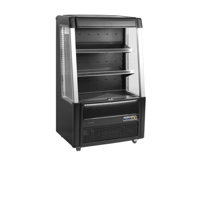 Vitrina Refrigerada Abierta Negra 242 L Tefcold ODC90 BLACK - Diseño Elegante