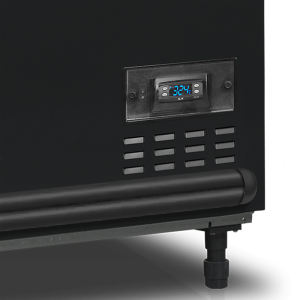 Refrigerador Congelador Tapa de Vidrio Curvado - Negro - 422 L - TEFCOLD