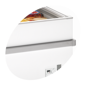 Congelador Deslizante Vidriado Plano 459 L TEFCOLD - Calidad profesional