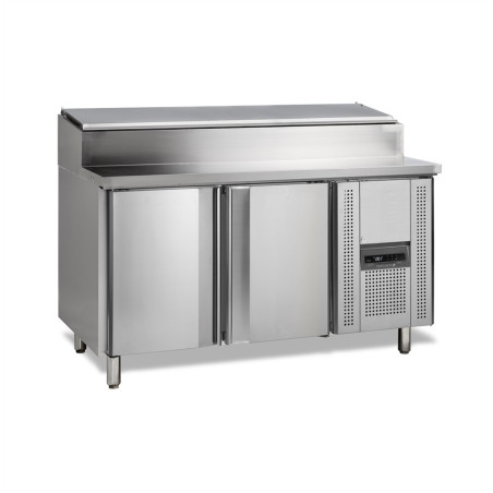 Mesa refrigerada TEFCOLD en acero inoxidable - 8 GN 1/3