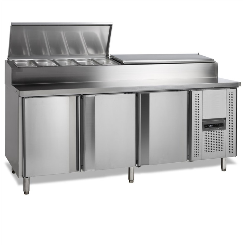 Mesa de Preparación Refrigerada TEFCOLD 10 GN 1/3 - Equipamiento Cocina Profesional