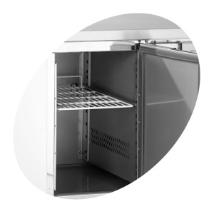 Saladette Refrigerada GN 1/1 Inox - 225 L, 2 Puertas TEFCOLD: Rendimiento y practicidad