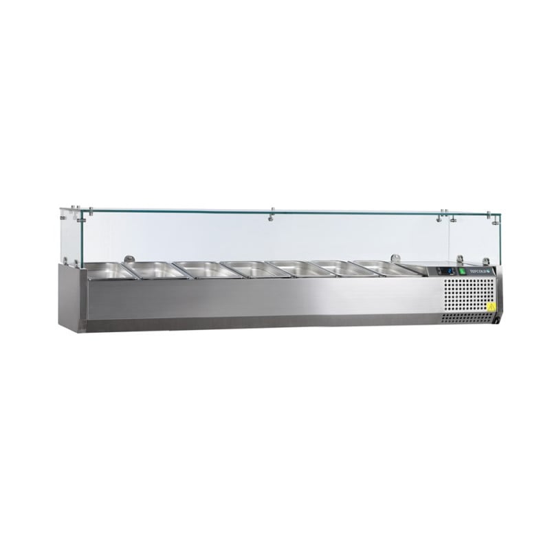 Saladette to Place - Static - 7 GN 1/4 - 36.4 L - TEFCOLD