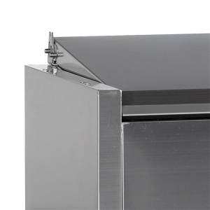 Saladette para Colocar Tapa Inox Estática 8 GN 1/4 - 41,6 L - TEFCOLD
