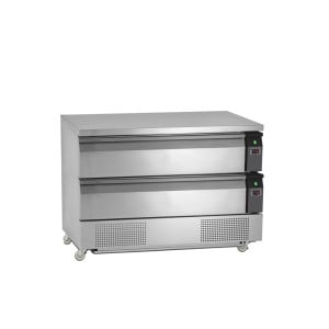 Mesa Refrigerada Positiva de Base GN 2/1 - 154 L - 2 Cajones | TEFCOLD