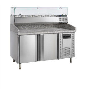 Mueble para Pizza GN 1/3 y GN 1/6 - 2 Puertas | TEFCOLD PT1200