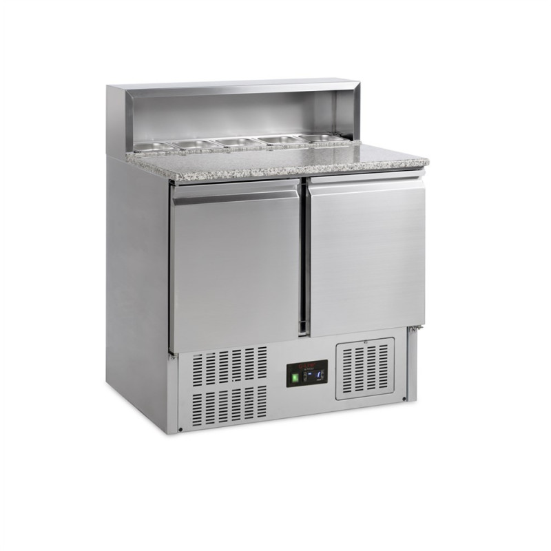 Mostrador para Pizza GN 1/1 - 2 Puertas - 230 L TEFCOLD | Equipamiento profesional para deliciosas pizzas