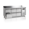 Mesa Refrigerada Positiva Inox - 6 Cajones GN 1/1 TEFCOLD - Práctica y duradera