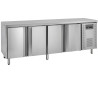 Mesa Refrigerada en Inox - 4 Puertas - GN 1/1 de TEFCOLD: Conserve sus alimentos frescos con eficacia