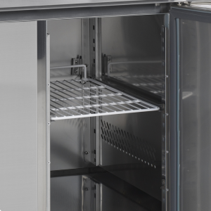 Mesa Refrigerada Positiva 2 Puertas con Backsplash - 272 L | TEFCOLD, profesional de la restauración