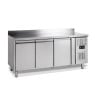 Mesa Refrigerada Positiva 3 Puertas con Respaldo - TEFCOLD | 402 L, Acero Inoxidable | Fourniresto