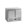 Saladette refrigerada GN 1/1 en acero inoxidable - 2 puertas - 230 L TEFCOLD: eficiencia y durabilidad para profesionales