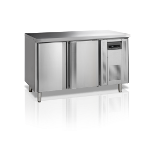 Mesa Refrigerada Inox 2 Puertas GN 1/1 TEFCOLD CK7210/-SP - Enfriamiento ventilado, descongelación automática