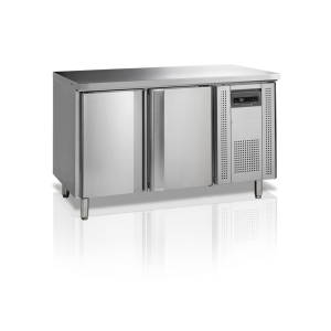 Stainless Steel Refrigerated Table 2 Doors GN 1/1 TEFCOLD CK7210/-SP - Ventilated cooling, automatic defrost