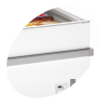 Sliding Glass Freezer 652L TEFCOLD SSF200 • High Capacity, Static Cooling