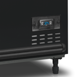 Refrigerador Congelador Tapa de Vidrio Curvado - Negro - 584 L - TEFCOLD