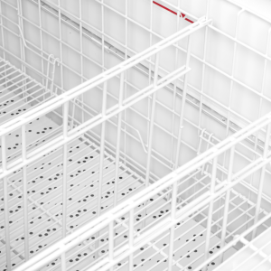 Refrigerador Congelador Tapa de Vidrio Curvado - Negro - 500 L - TEFCOLD