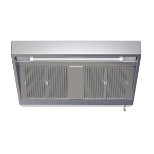 Campana extractora Snack 900 Led Inox 1200 - Dynasteel.