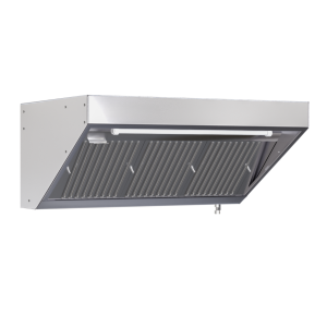 Campana Snack 700 Led Sin Motor Dynasteel - Long. 1400 mm, Acero inoxidable AISI304