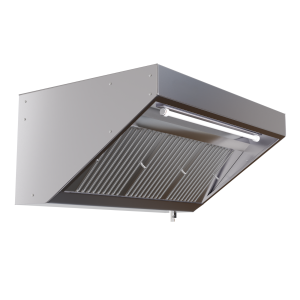 Campana Snack 700 Led Sin Motor Dynasteel - Long. 1400 mm, Acero inoxidable AISI304