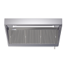 Campana Snack 700 Led Sin Motor Dynasteel - Long. 1400 mm, Acero inoxidable AISI304