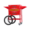 Chariot pour Machine à Pop Corn - Rouge - Dynasteel