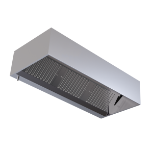 Campana cúbica 900 Led sin motor Dynasteel - Longitud 1600 & Acero inoxidable AISI 304