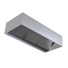 Campana cúbica 900 Led sin motor Dynasteel - Longitud 1600 & Acero inoxidable AISI 304