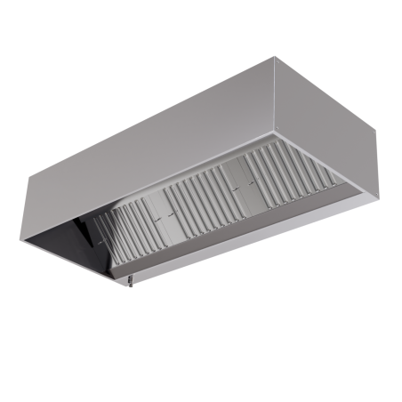 Cubic Hood 1100 LED Without Motor - Length 1600 Dynasteel