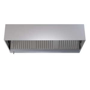 Hotte Cubique 1100 LED Sans Moteur - Longueur 1600 Dynasteel