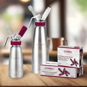 Professional Stainless Steel Siphon Gobel 1L - Creative Preparations