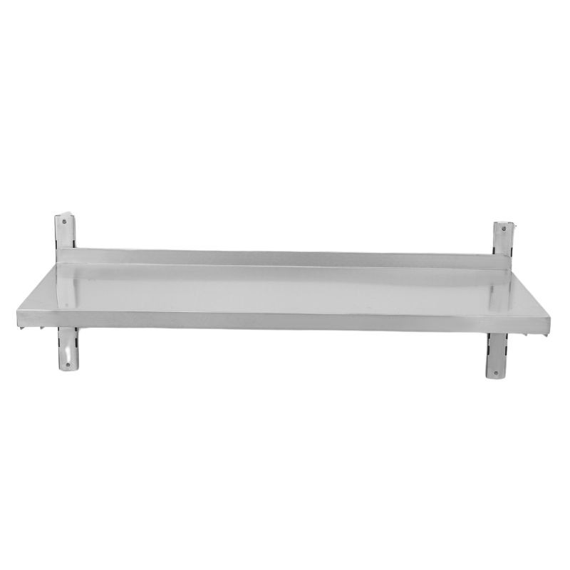 Estante de pared en acero inoxidable - L 1000 x P 400 mm | Dynasteel