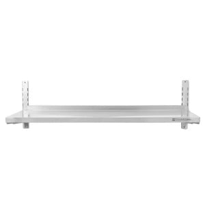 Stainless Steel Wall Shelf on Brackets - L 1200 x D 400 mm - Dynasteel