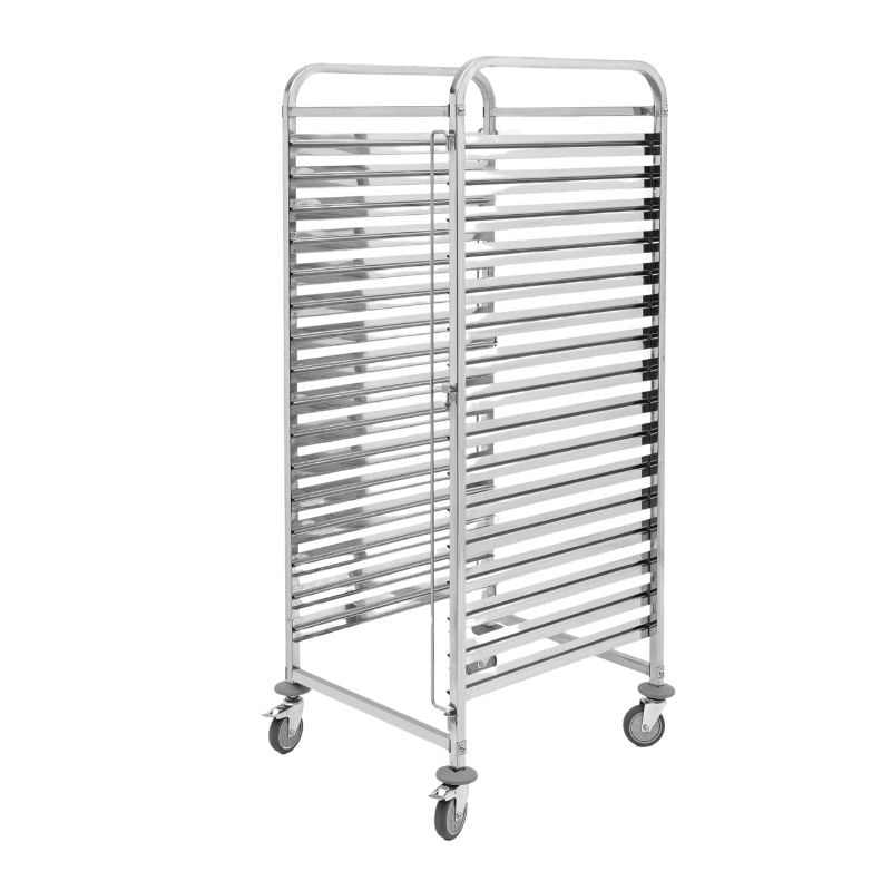 Escalera pastelera de acero inoxidable 16 niveles Dynasteel – Almacenamiento optimizado para cocina profesional