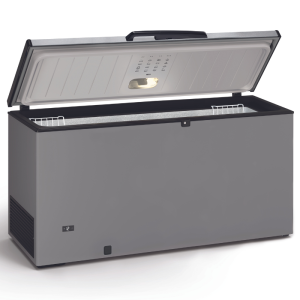 Congélateur Coffre Aspect Inox et Couvercle Inox - 500 L TENSAI