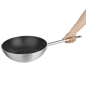 Wok de Aluminio Antiadherente para Inducción Vogue - Ø 300 mm, Teflón Platinum Plus