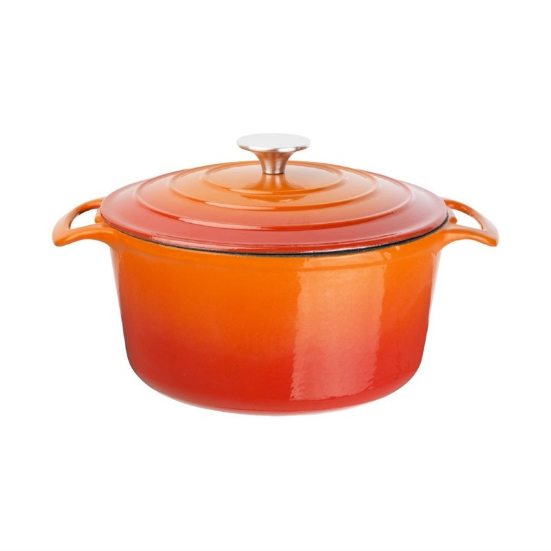 Cocotte Ronde Orange Vogue 3,2 L en Fonte