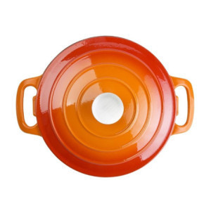 Cocotte Ronde Orange Vogue 3,2 L en Fonte