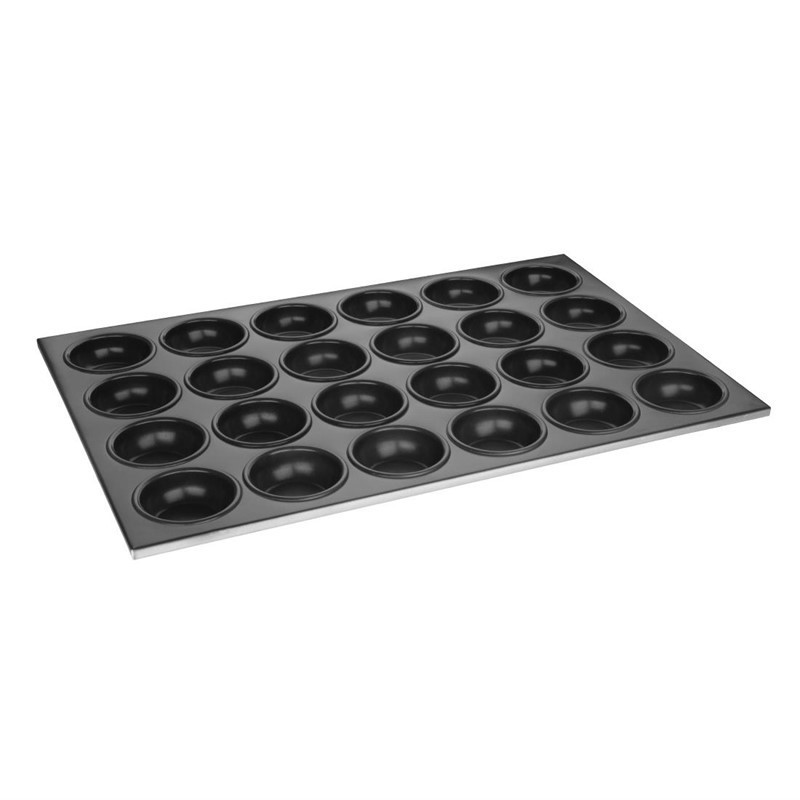 Molde para muffins antiadherente - 24 moldes de aluminio Vogue