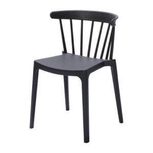 Sillas Polipropileno Antracita - Lote de 4: Diseño elegante y confort duradero