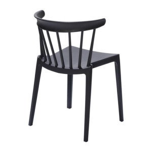 Sillas Polipropileno Antracita - Lote de 4: Diseño elegante y confort duradero