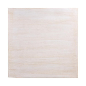 Tablero de Mesa Cuadrado Preperforado Vintage Blanco 700 mm Bolero - Madera de mimbre de alta calidad