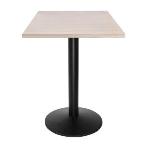 Tablero de Mesa Cuadrado Preperforado Vintage Blanco 700 mm Bolero - Madera de mimbre de alta calidad