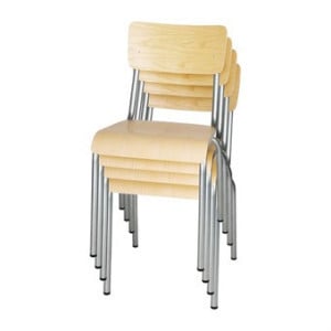 Silla de Madera Galvanizada - Lote de 4 Bolero